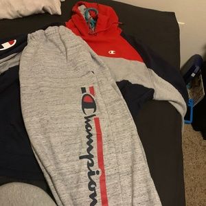 Champion sweat suit